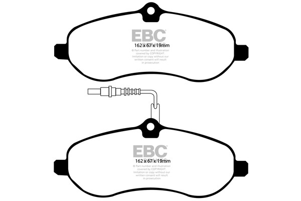 Stabdžių kaladėlės EBC "Ultimax" DP1970