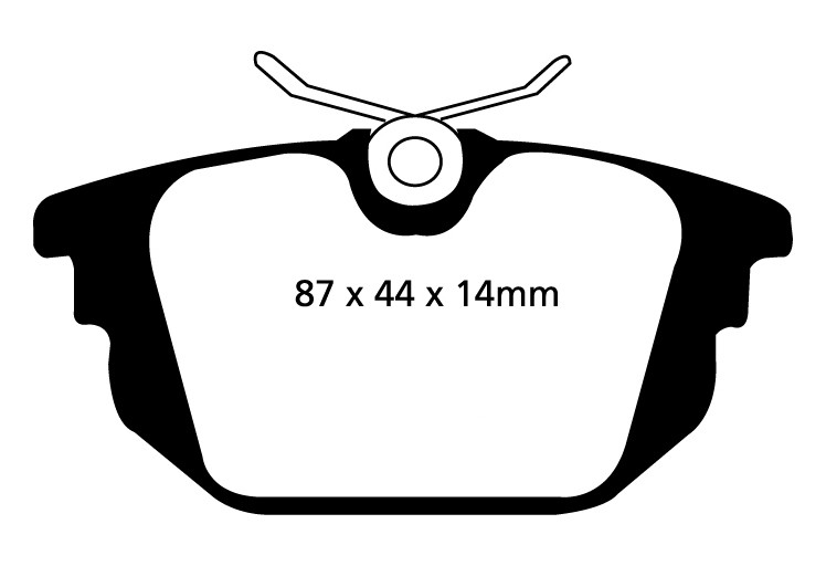 Stabdžių kaladėlės EBC "Greenstuff" DP21214