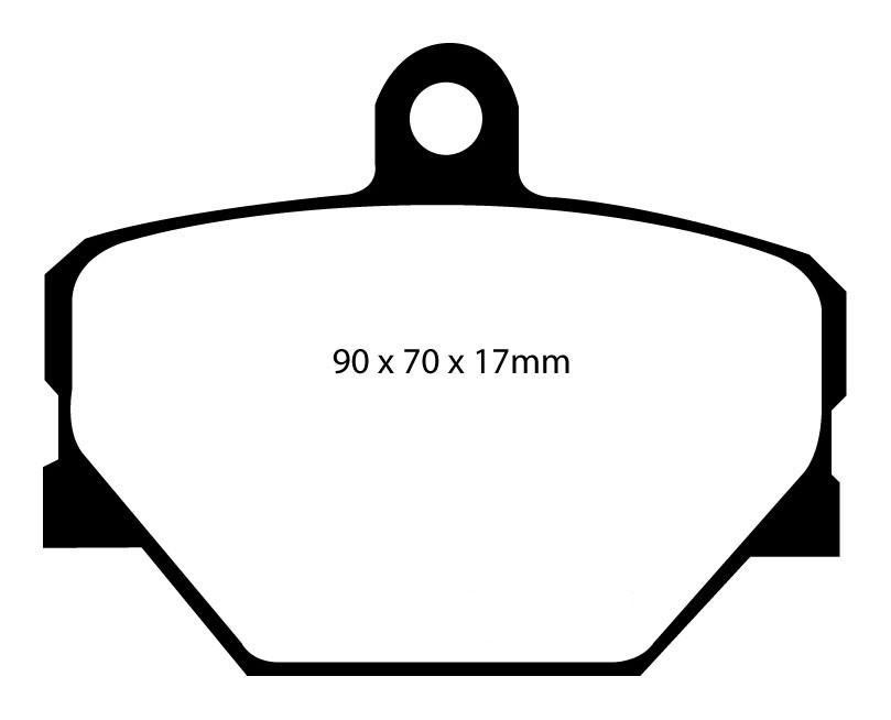 Stabdžių kaladėlės EBC "Greenstuff" DP21287