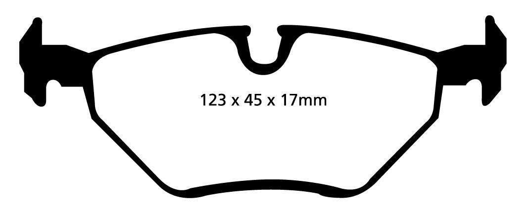 Stabdžių kaladėlės EBC "Greenstuff" DP21289