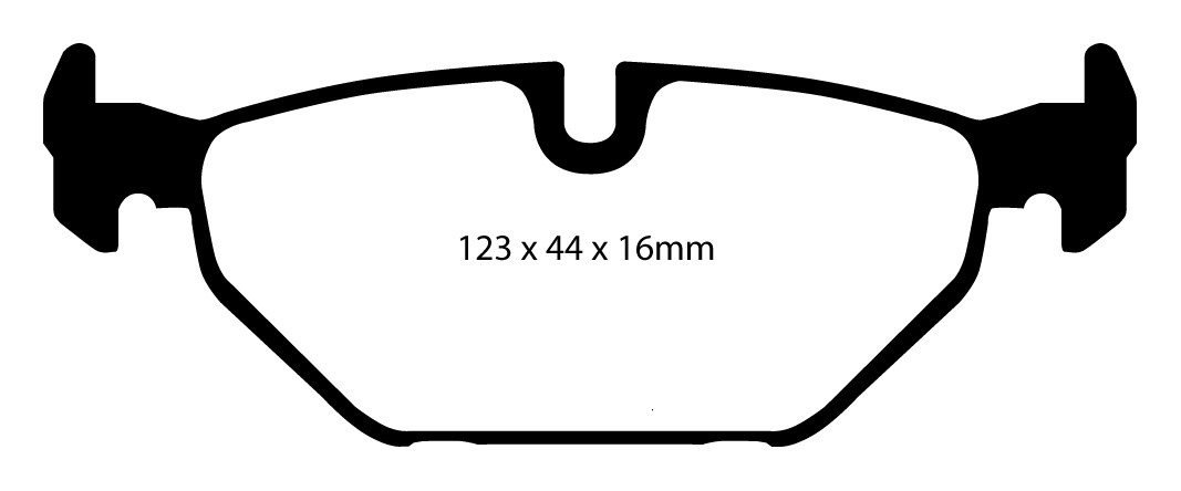 Stabdžių kaladėlės EBC "Greenstuff" DP21405