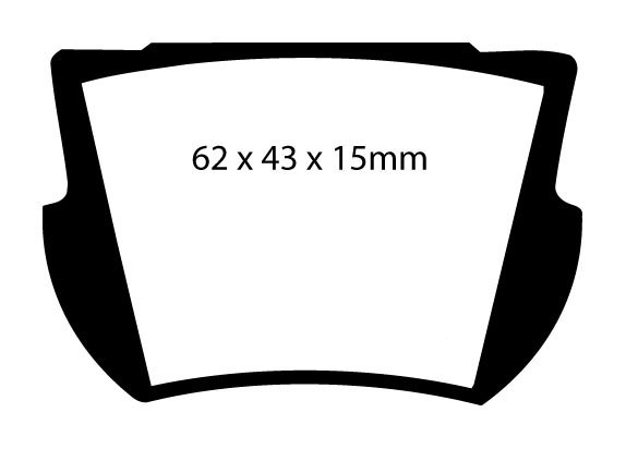 Stabdžių kaladėlės EBC "Greenstuff" DP2145