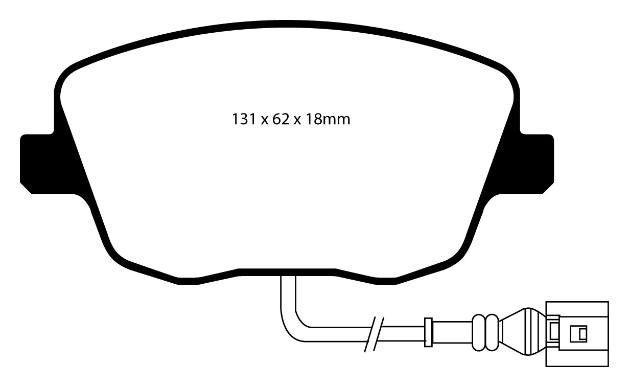 Stabdžių kaladėlės EBC "Greenstuff" DP21479