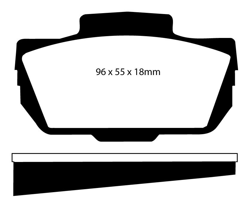 Stabdžių kaladėlės EBC "Greenstuff" DP2149