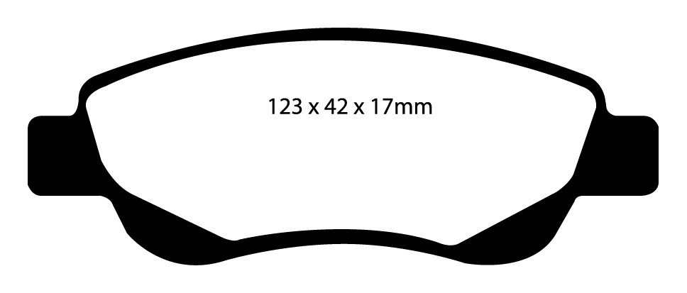 Stabdžių kaladėlės EBC "Greenstuff" DP21597
