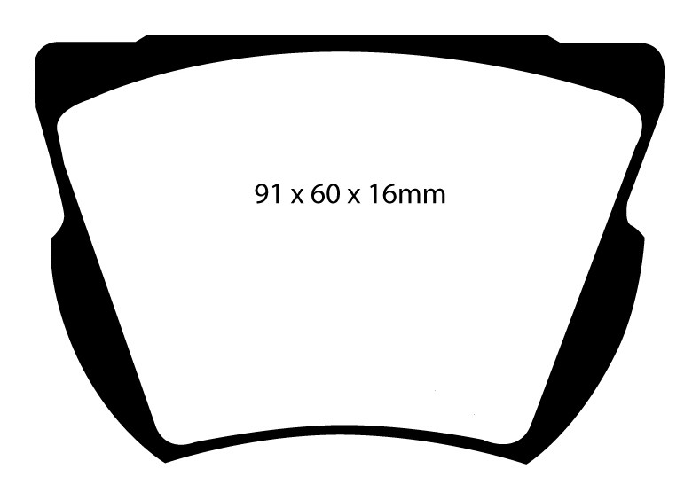 Stabdžių kaladėlės EBC "Greenstuff" DP2165