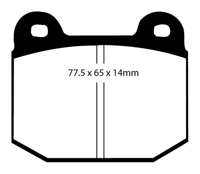 Stabdžių kaladėlės EBC "Greenstuff" DP2197/2