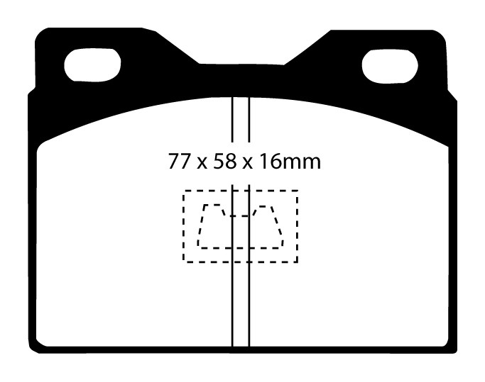 Stabdžių kaladėlės EBC "Greenstuff" DP2220