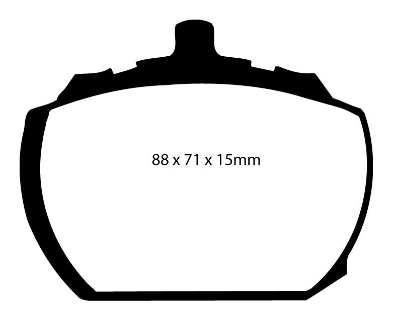 Stabdžių kaladėlės EBC "Greenstuff" DP2240