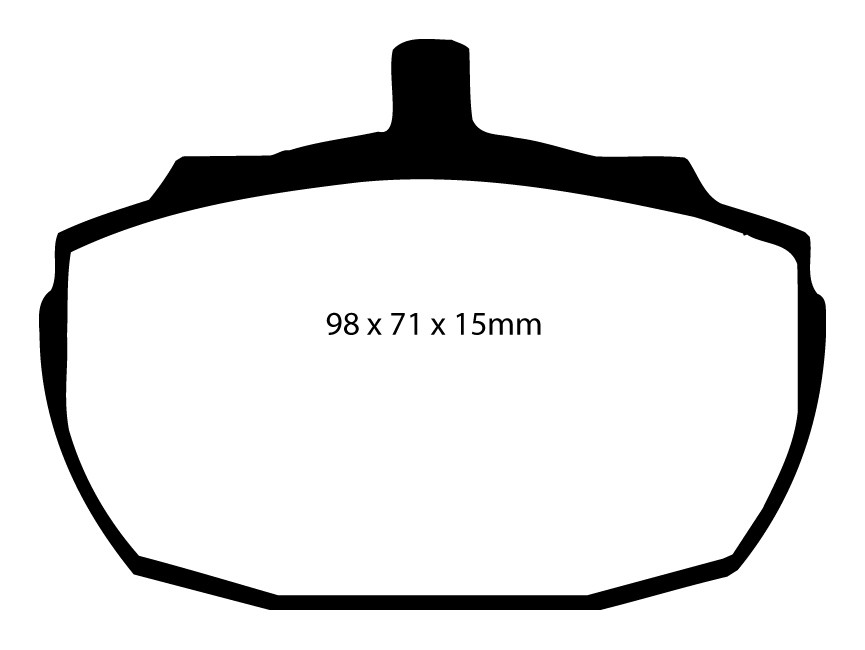 Stabdžių kaladėlės EBC "Greenstuff" DP2243