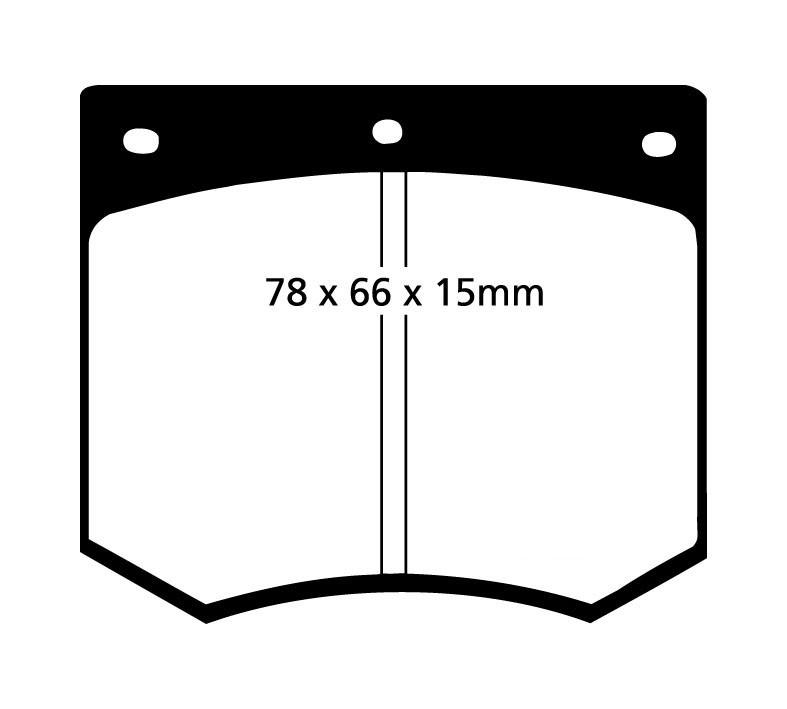 Stabdžių kaladėlės EBC "Greenstuff" DP2291