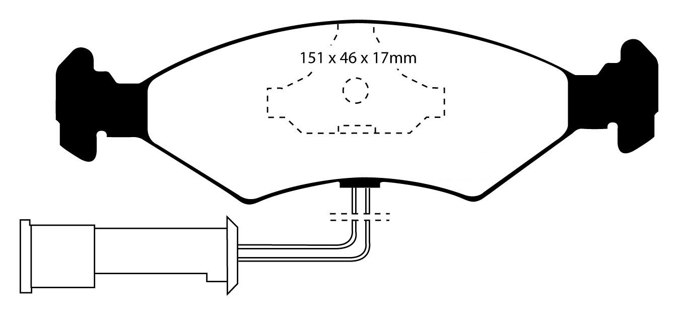 Stabdžių kaladėlės EBC "Greenstuff" DP2389