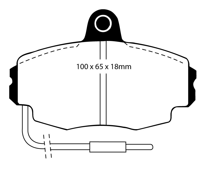 Stabdžių kaladėlės EBC "Greenstuff" DP2426