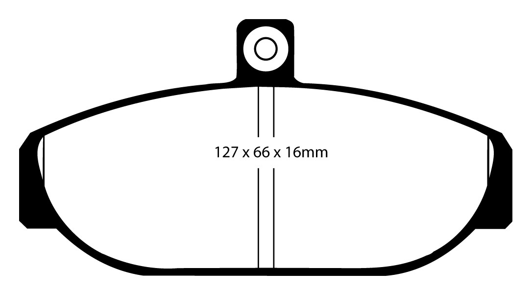 Stabdžių kaladėlės EBC "Greenstuff" DP2435