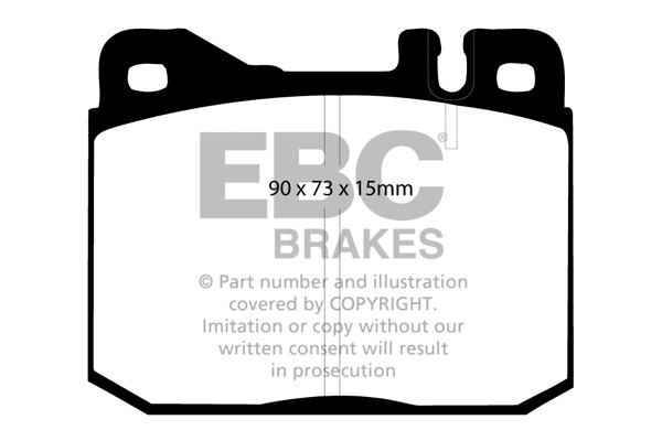 Stabdžių kaladėlės EBC "Ultimax" DP261