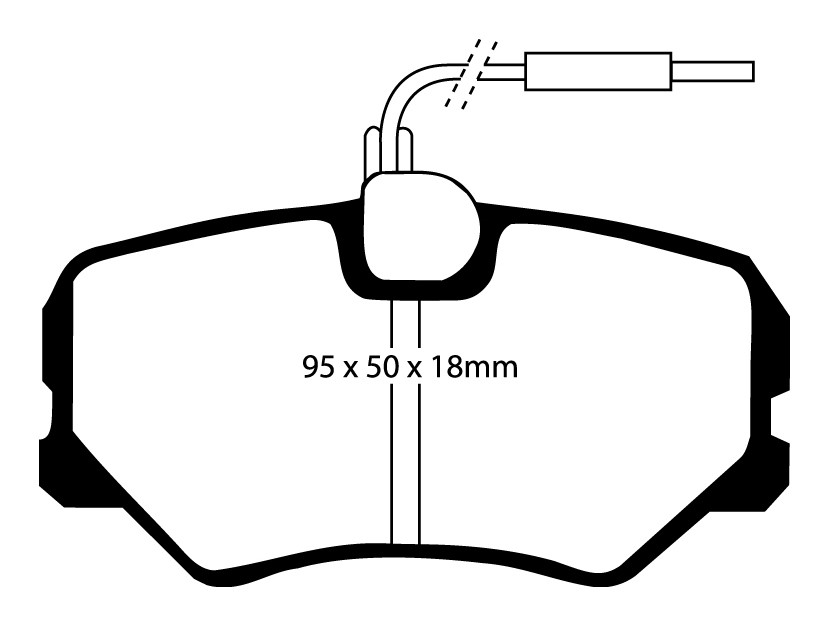 Stabdžių kaladėlės EBC "Greenstuff" DP2687