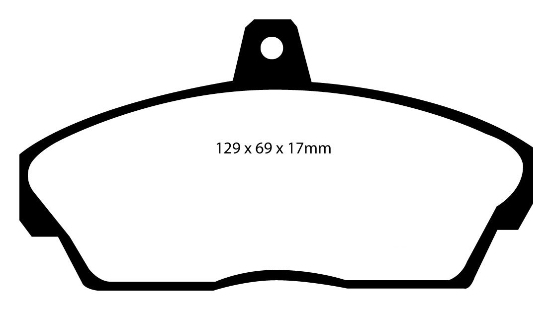 Stabdžių kaladėlės EBC "Greenstuff" DP2815