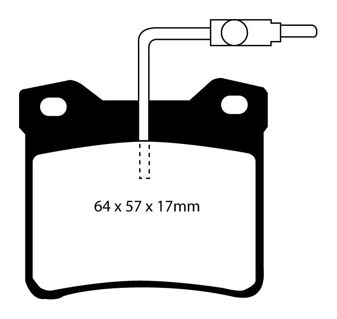 Stabdžių kaladėlės EBC "Greenstuff" DP2816