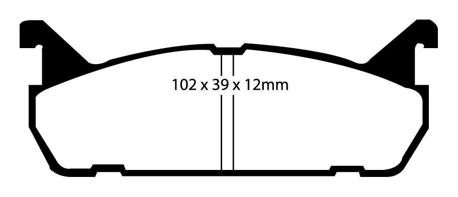 Stabdžių kaladėlės EBC "Greenstuff" DP2828