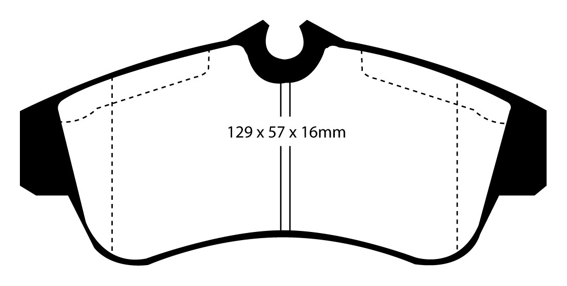 Stabdžių kaladėlės EBC "Greenstuff" DP2833