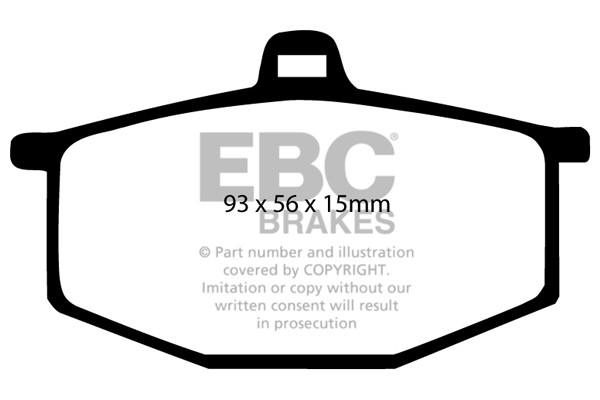 Stabdžių kaladėlės EBC "Ultimax" DP284