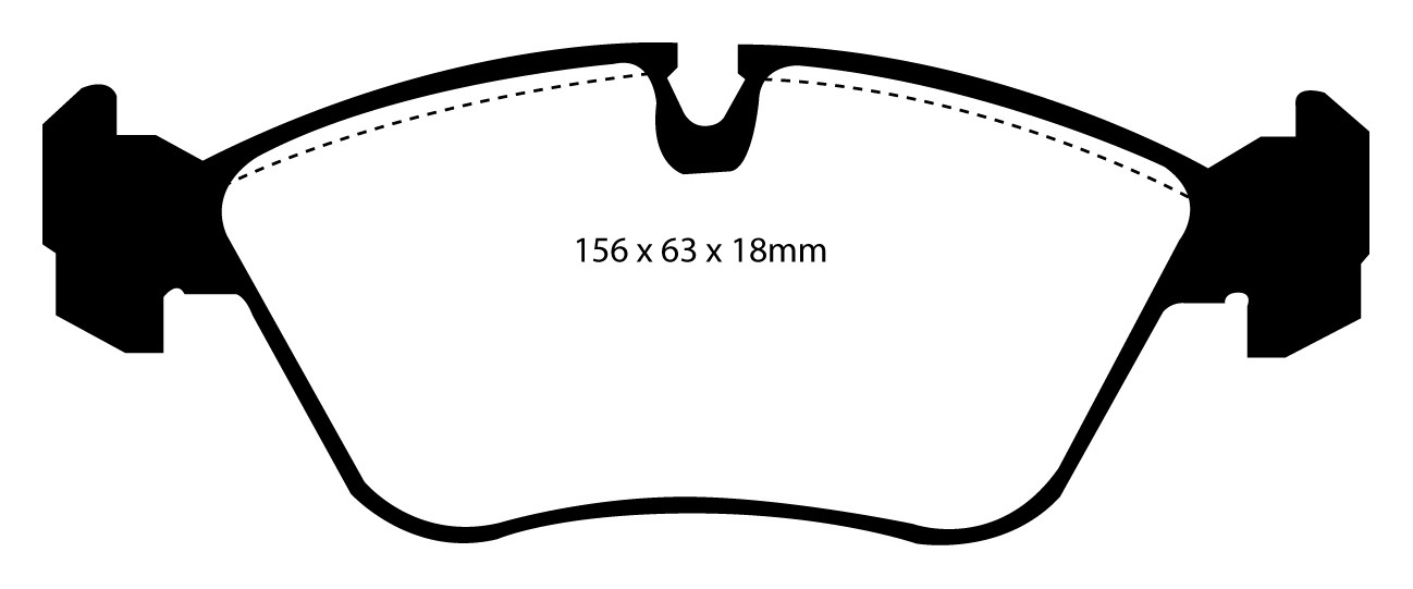 Stabdžių kaladėlės EBC "Greenstuff" DP2880