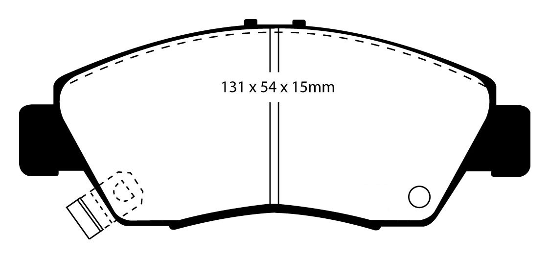 Stabdžių kaladėlės EBC "Greenstuff" DP2890