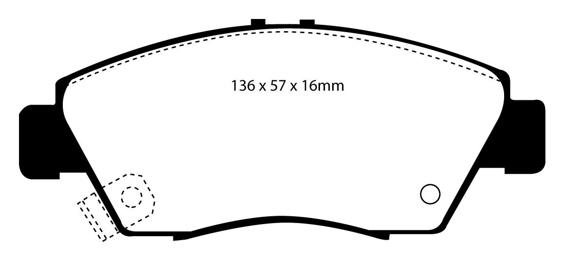 Stabdžių kaladėlės EBC "Greenstuff" DP2891