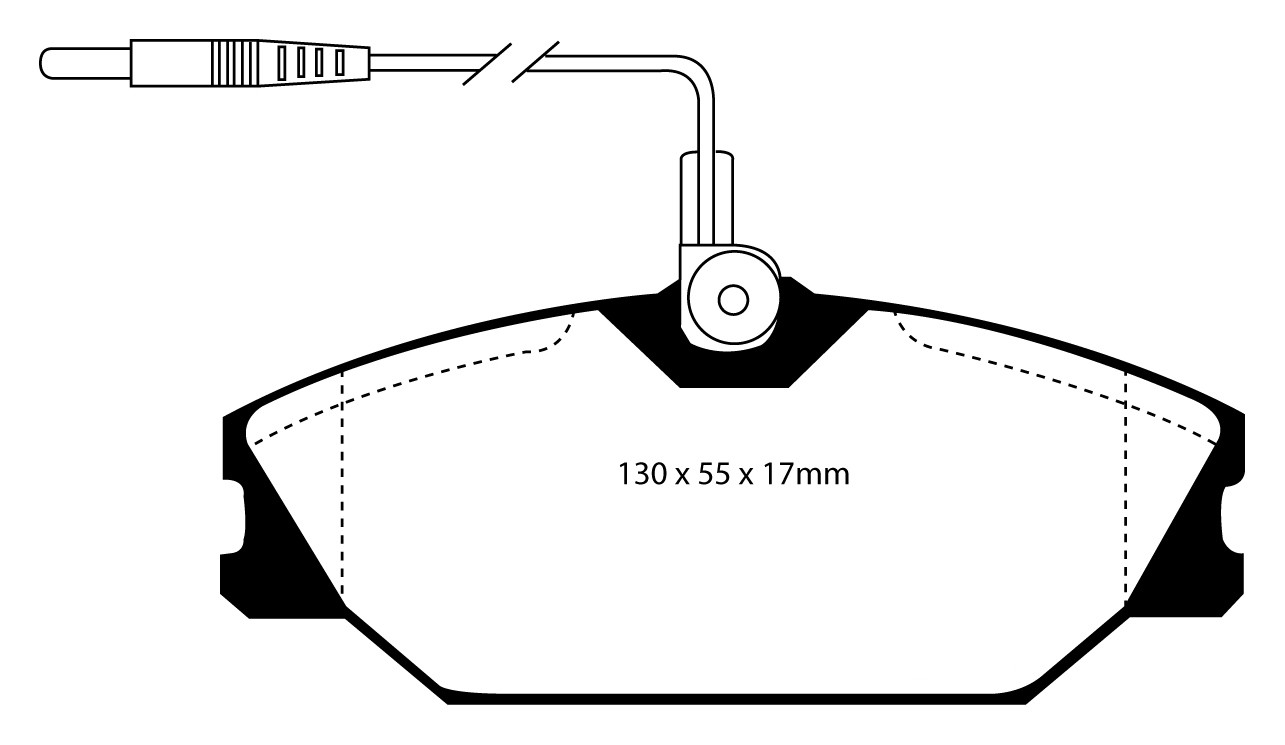 Stabdžių kaladėlės EBC "Greenstuff" DP2949