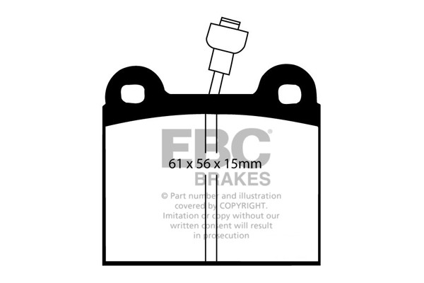 Stabdžių kaladėlės EBC "Ultimax" DP295