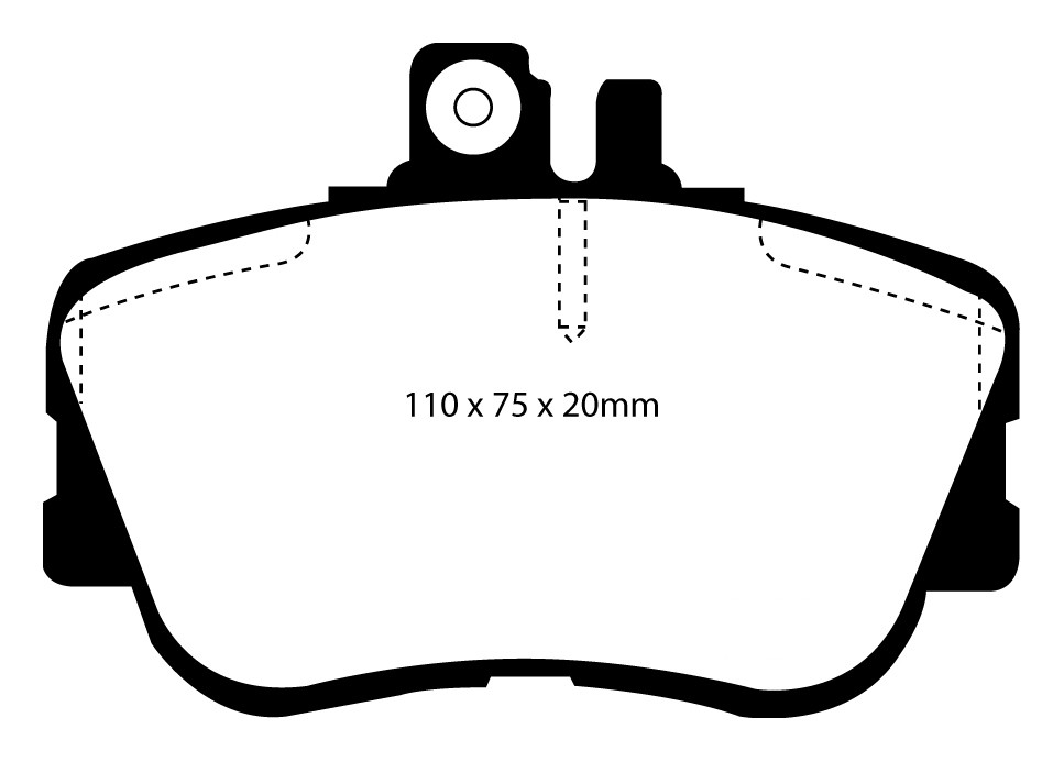 Stabdžių kaladėlės EBC "Greenstuff" DP2962