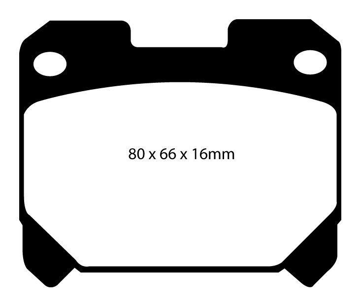 Stabdžių kaladėlės EBC "Redstuff" DP31005C