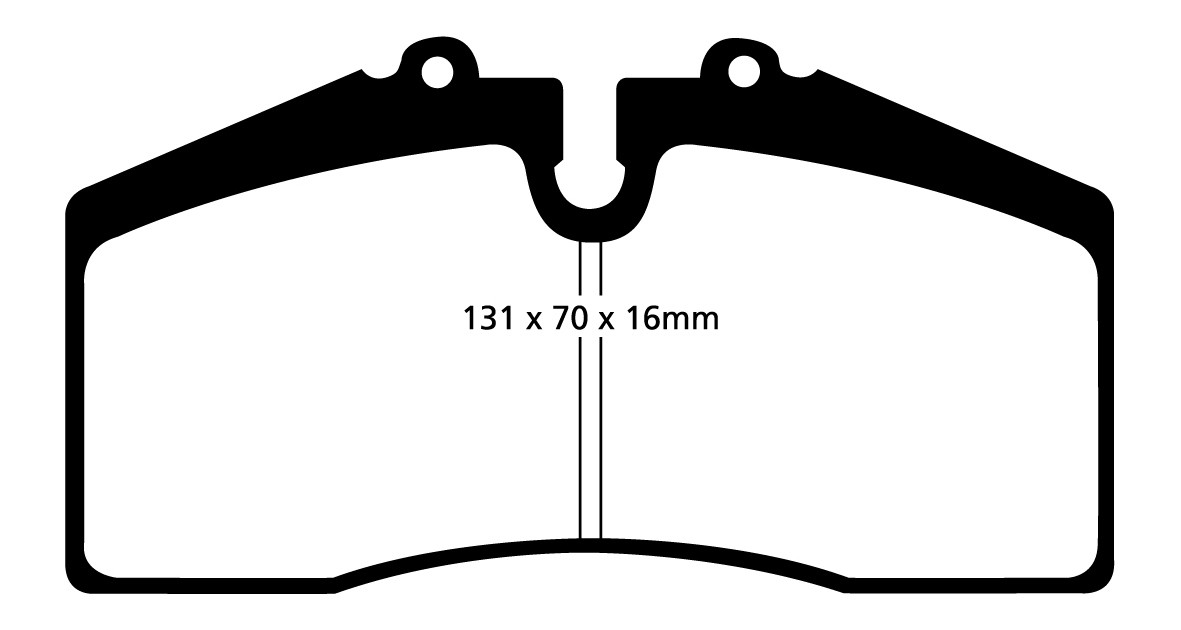 Stabdžių kaladėlės EBC "Redstuff" DP31014C