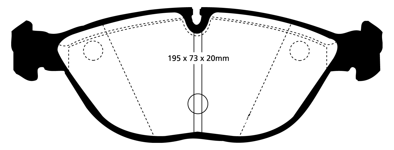 Stabdžių kaladėlės EBC "Redstuff" DP31035C