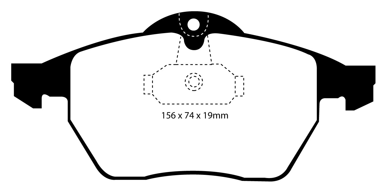 Stabdžių kaladėlės EBC "Redstuff" DP31062C