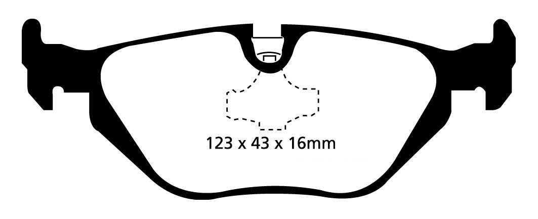 Stabdžių kaladėlės EBC "Redstuff" DP31079C