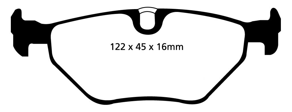 Stabdžių kaladėlės EBC "Redstuff" DP31091C