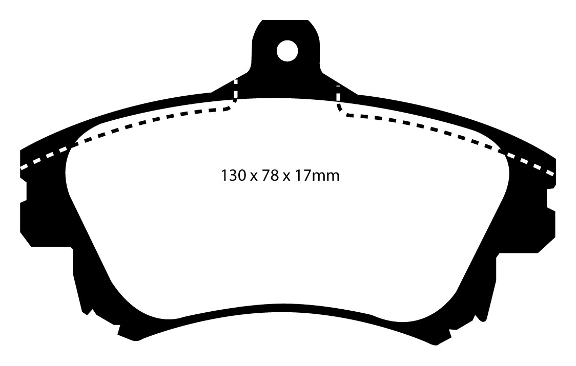 Stabdžių kaladėlės EBC "Redstuff" DP31139C