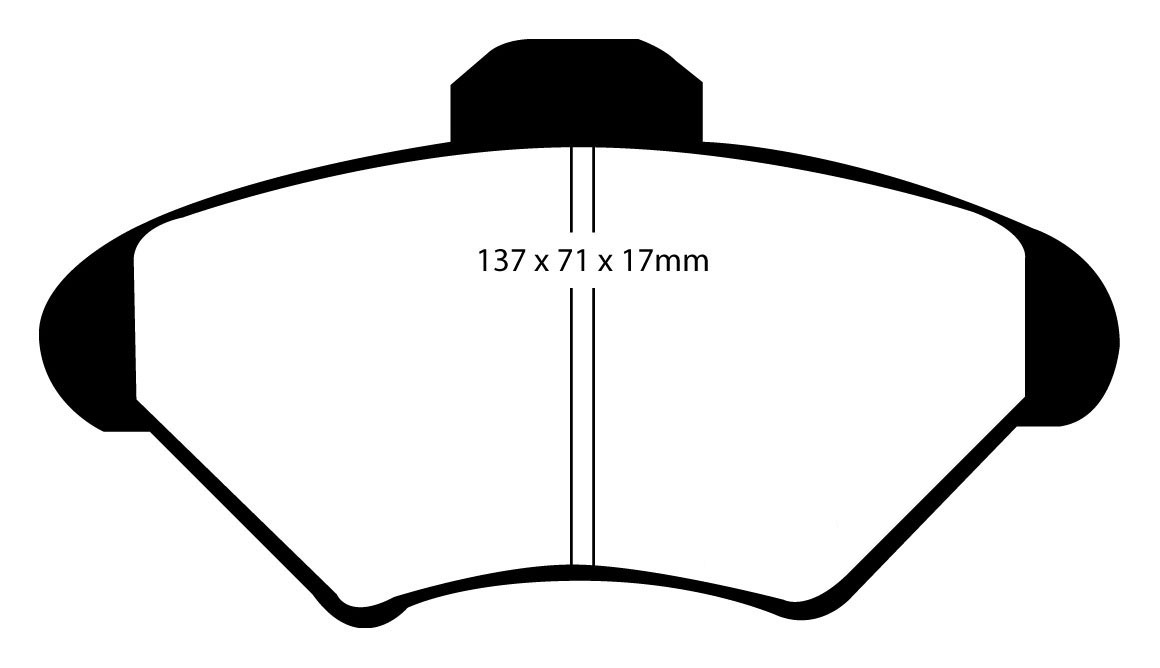 Stabdžių kaladėlės EBC "Redstuff" DP31143C
