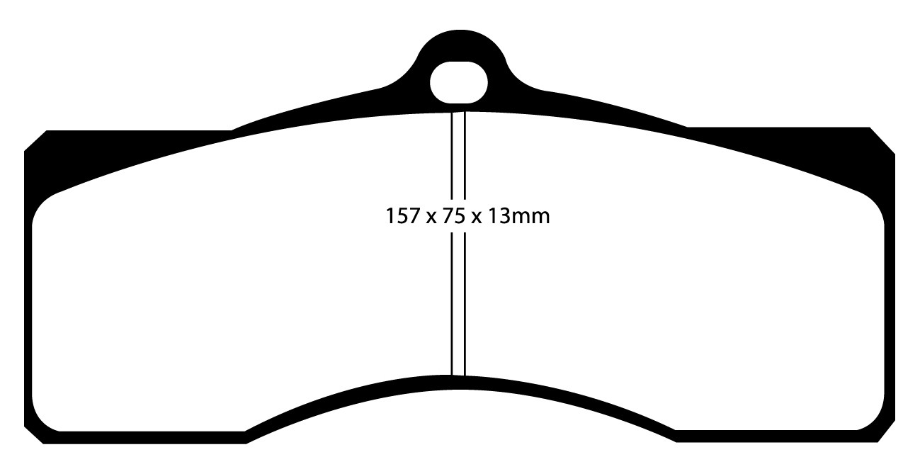 Stabdžių kaladėlės EBC "Redstuff" DP31155C