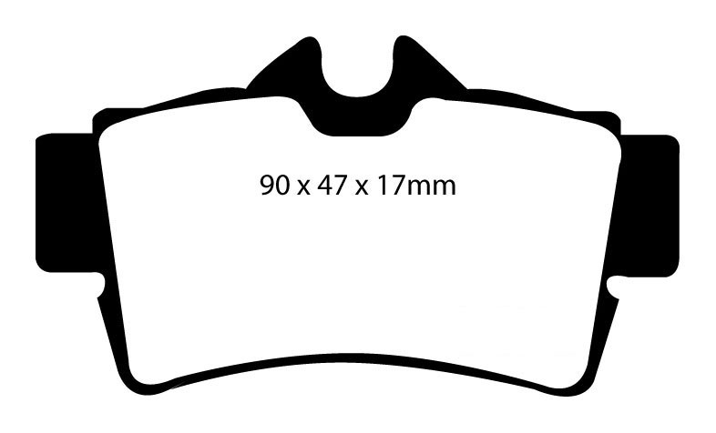 Stabdžių kaladėlės EBC "Redstuff" DP31156C