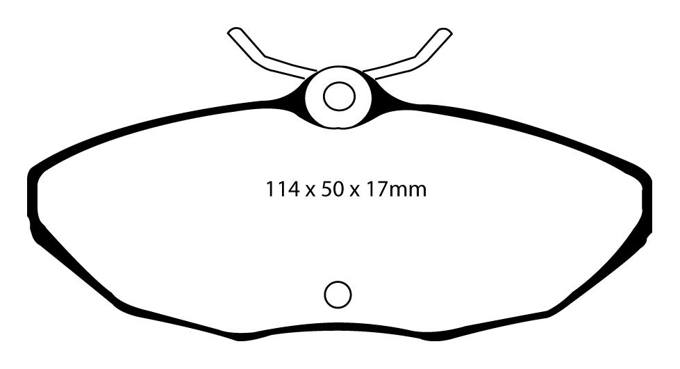 Stabdžių kaladėlės EBC "Redstuff" DP31221C