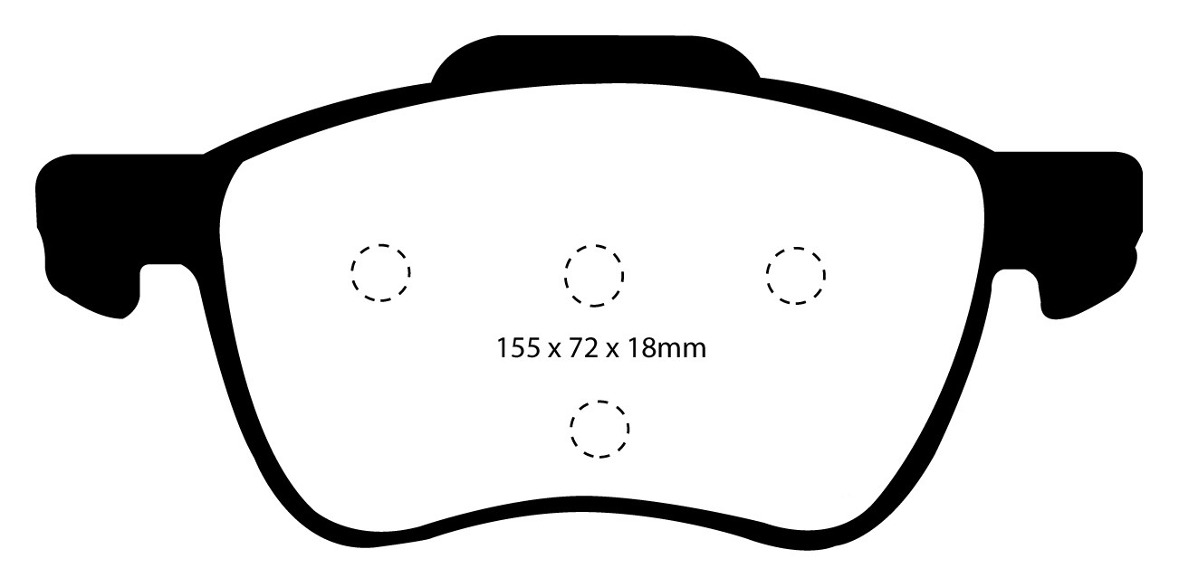 Stabdžių kaladėlės EBC "Redstuff" DP31229C