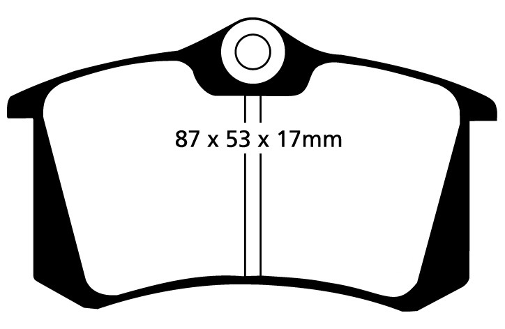 Stabdžių kaladėlės EBC "Redstuff" DP31230C