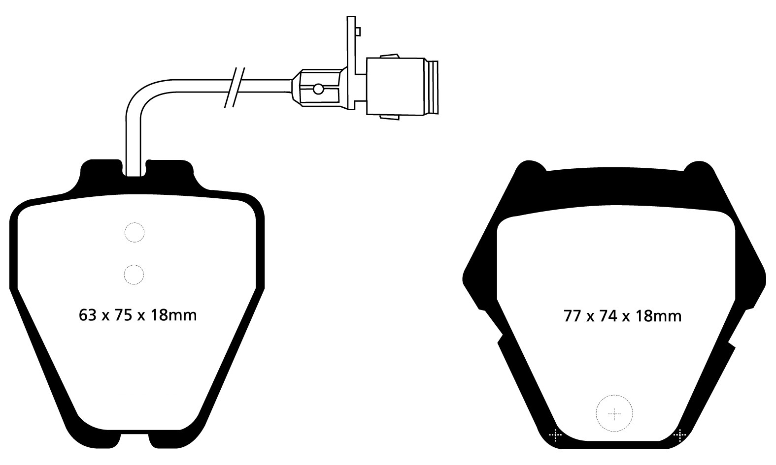 Stabdžių kaladėlės EBC "Redstuff" DP31328C