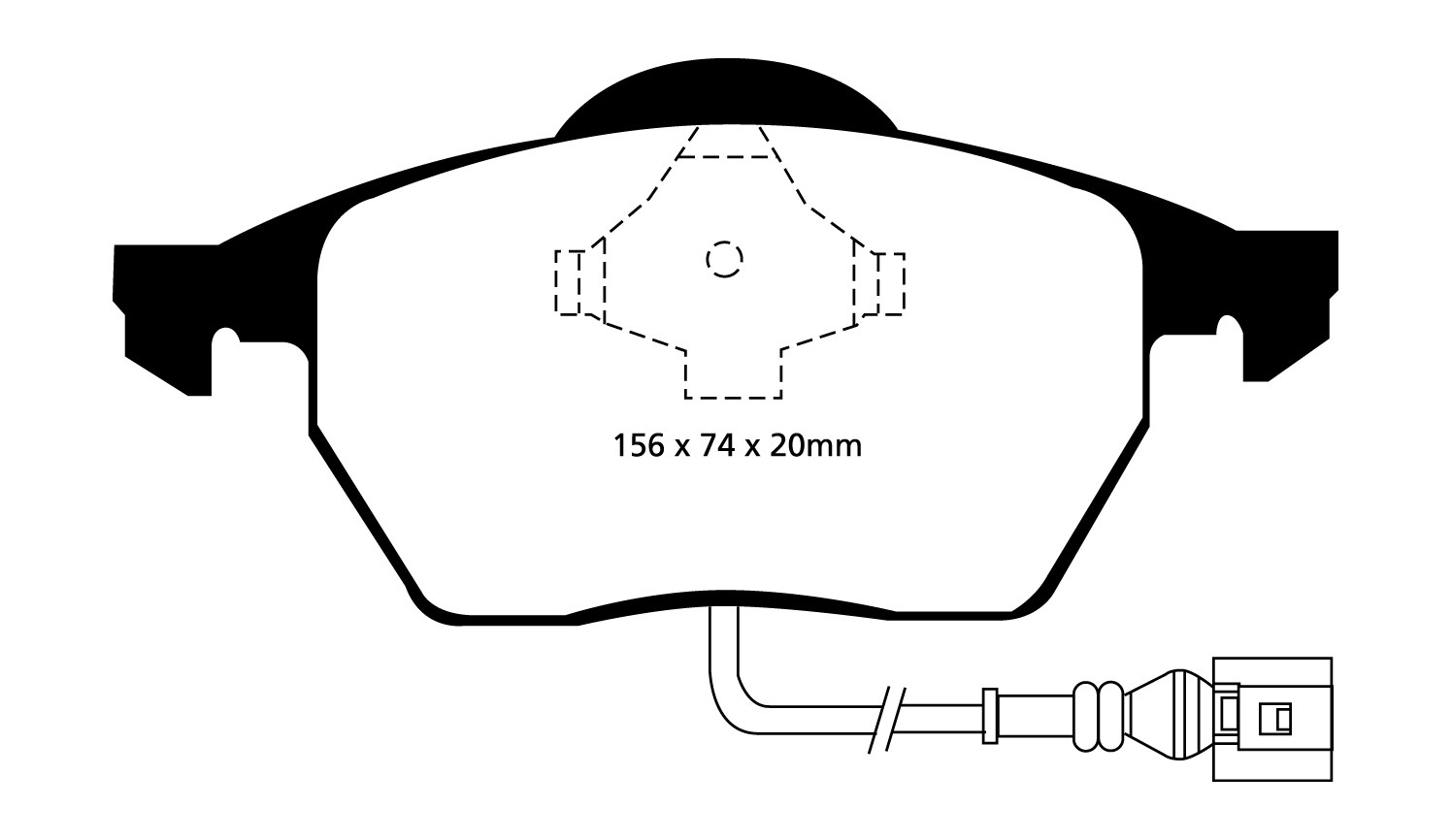 Stabdžių kaladėlės EBC "Redstuff" DP31330C
