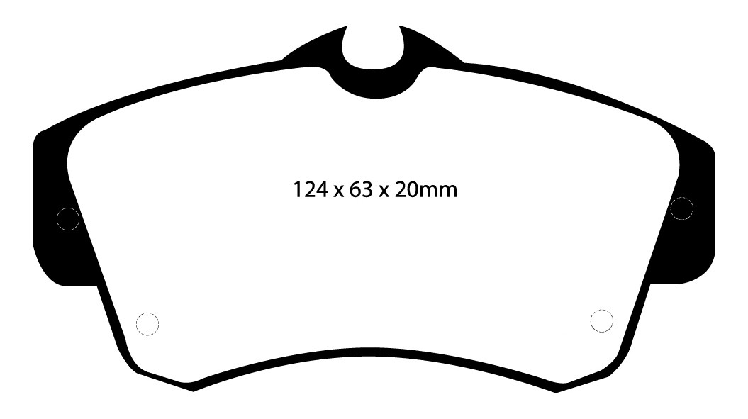 Stabdžių kaladėlės EBC "Redstuff" DP31357C
