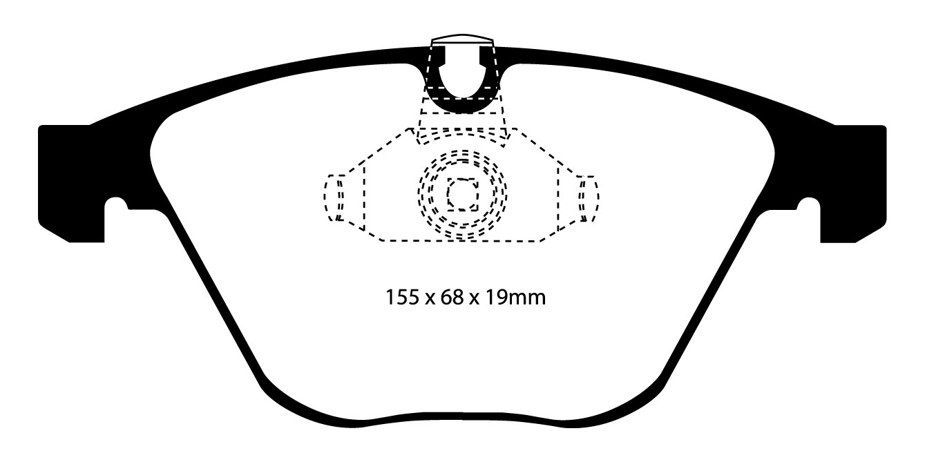 Stabdžių kaladėlės EBC "Redstuff" DP31449C