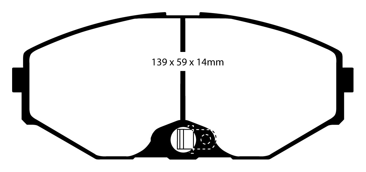 Stabdžių kaladėlės EBC "Redstuff" DP31471C