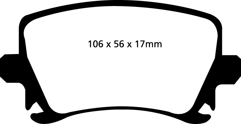 Stabdžių kaladėlės EBC "Redstuff" DP31518C